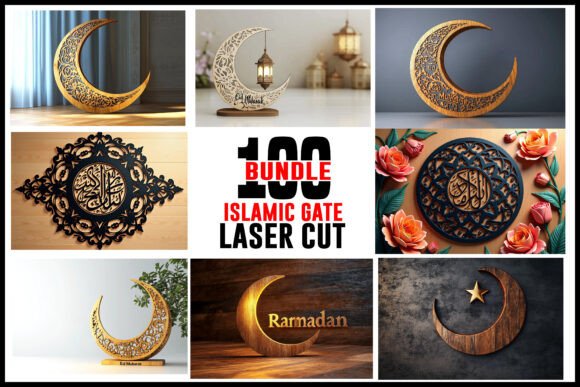 100 Islamic Calligraphy Laser Cut Designs
