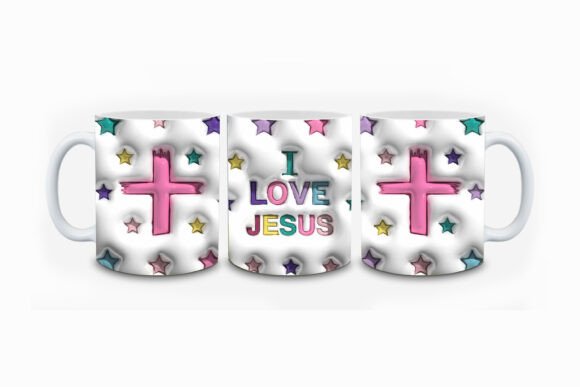 3D Inflated Christian Mug Designs