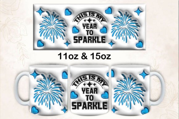 3D Inflated Sparkle Design Guide