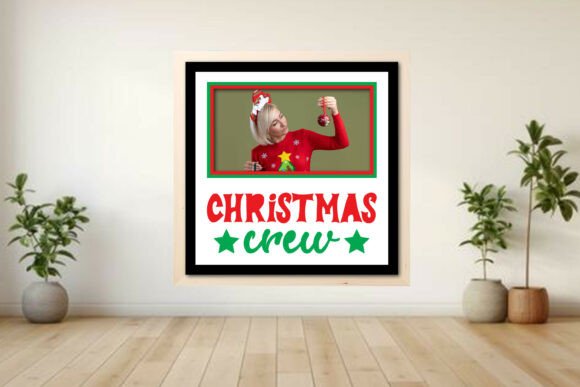 Christmas Crew Photo Frame Shadow Guide