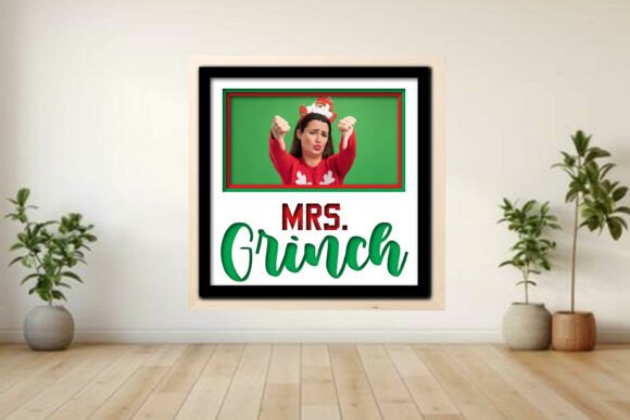Crafting a Mrs. Grinch Photo Frame Shadow Box for Holiday Memories