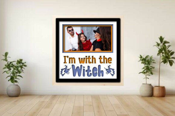 Crafting Memories: The I’m with the Witch Photo Frame Shadow Box Guide