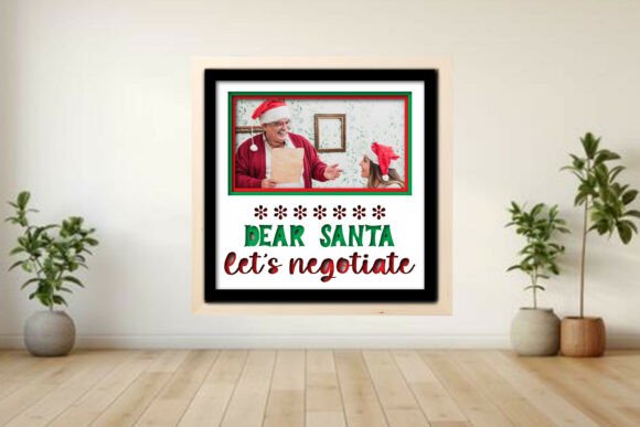 Creating Lasting Holiday Memories with the Dear Santa Let’s Negotiate Photo Frame Shadow Box