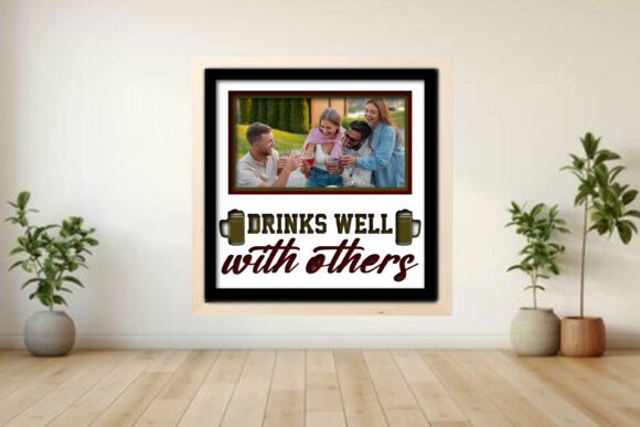 Drinks Well with -- Photo Frame Shadow: Crafting a Unique Holiday Memory Display