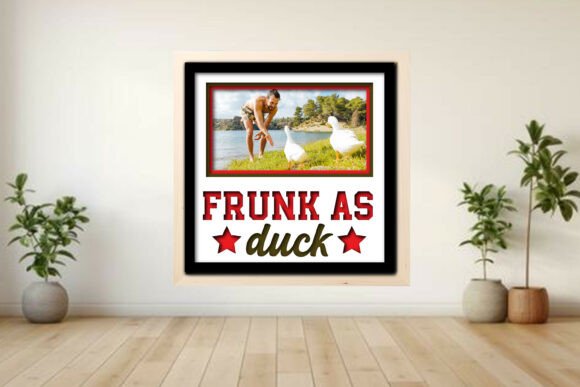 Frunk As Duck Photo Frame Shadow Guide