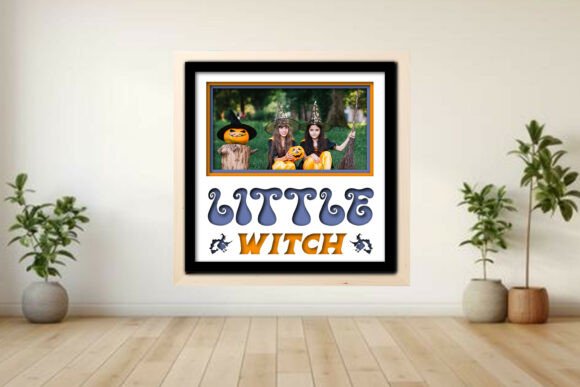Little Witch Photo Frame Shadow Guide