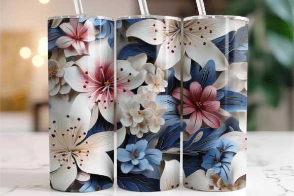 Mastering Sublimation: A Guide to the 3D Pretty Lily Flower Tumbler Wrap