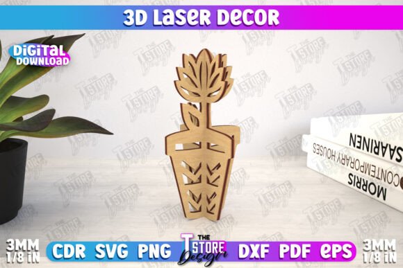 Strategic Precision in 3D Laser Décor Flower Shape Home Decor
