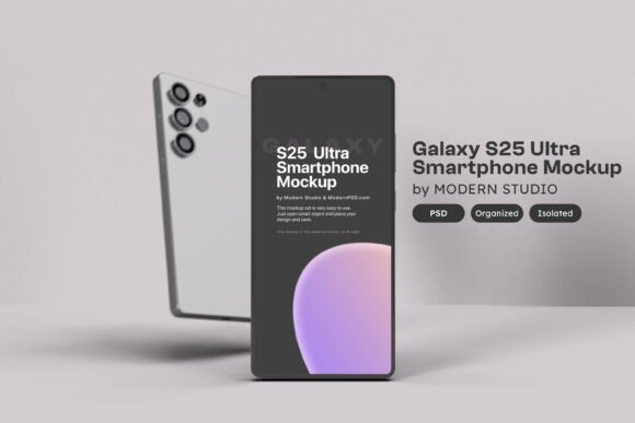 Strategic Visual Communication with the Galaxy S25 Ultra Smartphone Mockup